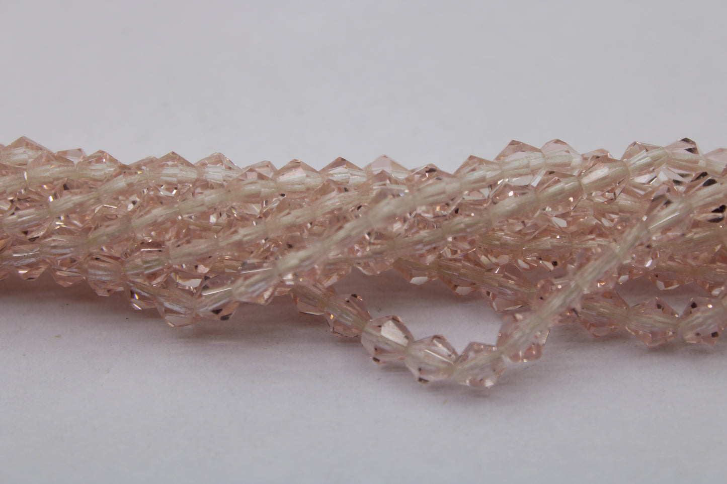 4mm Czech Crystal Bicone Beads, Embroidery Material, Jewelry supply, Pink Sapphire