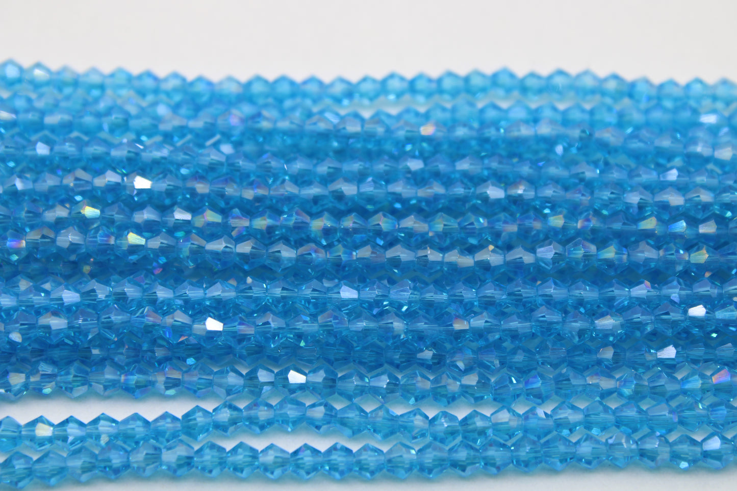 4mm Crystal Bicone Beads, Embroidery Material, Jewelry supply, Blue AB