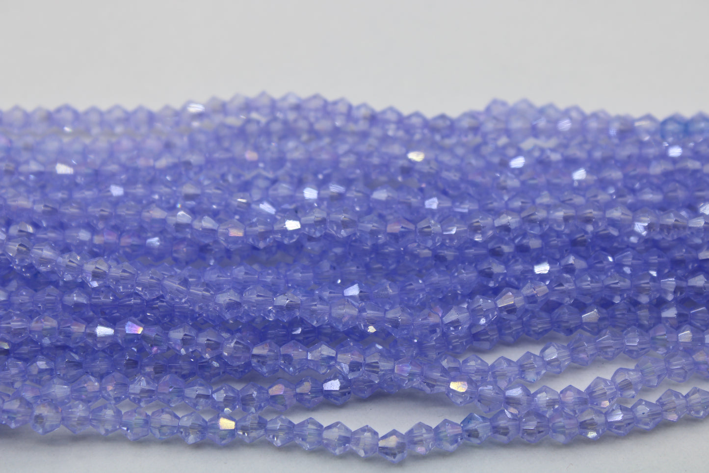 4mm Crystal Bicone Beads, Embroidery Material, Jewelry supply, Tanzanite AB