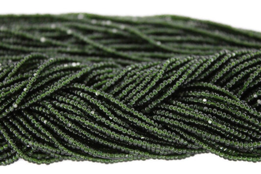 11/0 Charlotte true Cut Beads Tr. Olivine (2 Perfect Facets) 10/20/50/250/500 Grams, Embroidery Material, Jewelry Supply, Premium True Cuts, 50290