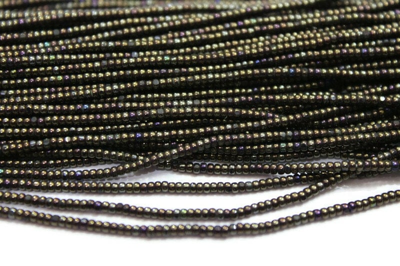 13/0 Charlotte Cut Beads, Iris Snuff, 1/3/5 Hanks, Miyuki Seed Beads, Embroidery Beads, Craft Supply, Jewelry Findings, 3007.