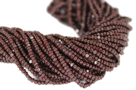 11/0 Charlotte true Cut Beads Opaque Coffee Brown (2 Perfect Facets) 10/20/50/250/500 Grams, Embroidery Material, Jewelry Bead, Premium True Cuts, 13780