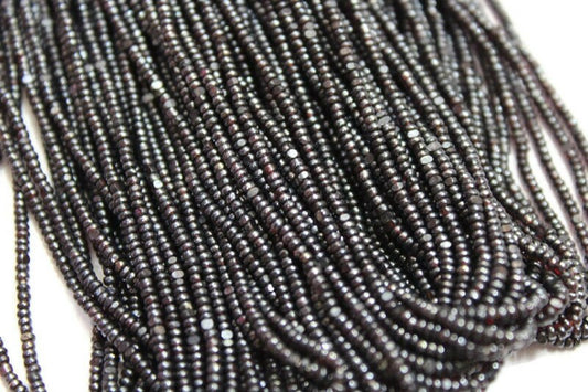 13/0 Charlotte Cut Beads, Tr. Luster Garnet, 1/3/5 Hanks, Preciosa Ornella Beads, Embroidery Beads, Craft Supply, Jewelry Findings, 3004.