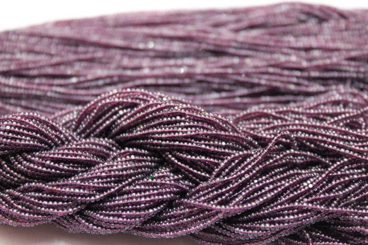 13/0 Charlotte Cut Beads, Tr. Purple Luster, 1/3/5 Hanks, Preciosa Ornella Beads, Embroidery Beads, Craft Supply, Jewelry Findings, 20080.