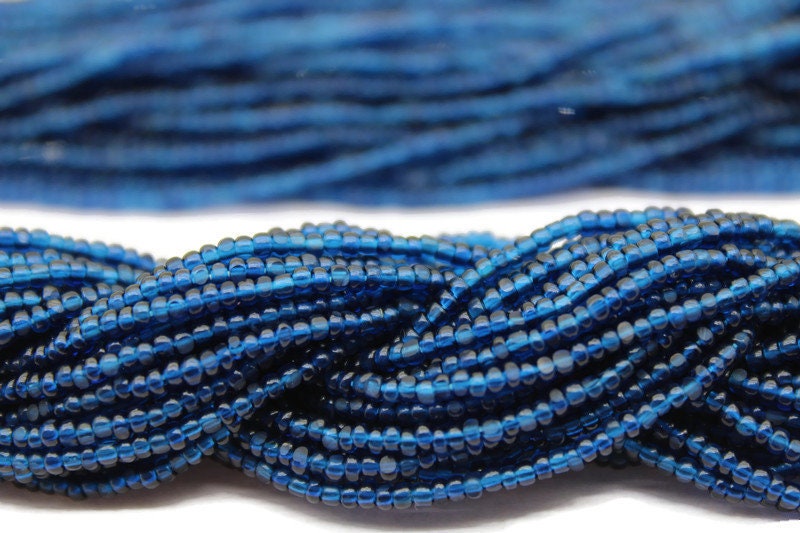 11/0 Charlotte True Cut Beads Tr. Montana blue (2 Perfect Facets) 10/20/50/250/500 Grams, Embroidery Material, Jewelry Supply, Premium True Cuts, 60100