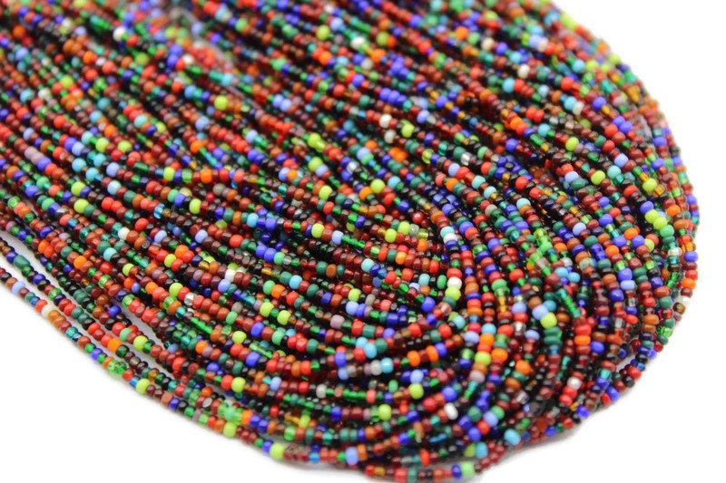 13/0 Charlotte Cut Beads, Mix Color Hank, 1/3/5 Hanks, Preciosa Ornella Beads, Embroidery Beads, Craft Supply, Jewelry Findings.