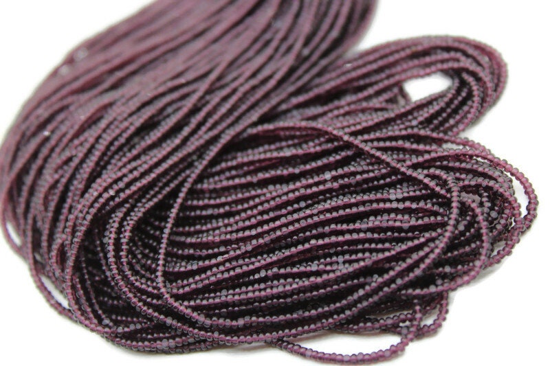 13/0 Charlotte True Cut Beads Tr. Dark Amethyst (2 Perfect Facets) 5/10/20/50/250/500 Grams, Embroidery Material, Jewelry Supply, Premium True Cuts, 20080