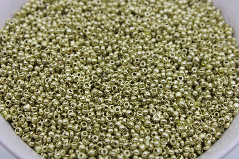 11/0 Seed Beads, Cactus Metallic, 20/50/100 Grams Packs, Embroidery making, Economical Jewelry Making, Indian Seed Beads, Craft Supply, 9009