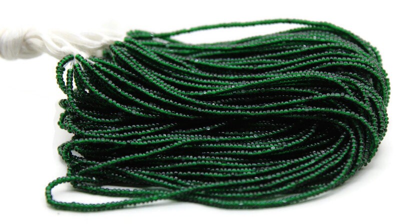 13/0 Charlotte True Cut Beads, Tr. Bottle Green (2 Perfect Facets) 5/10/20/50/250/500 Grams, Embroidery Material, Jewelry Supply, Premium True Cuts, 50150