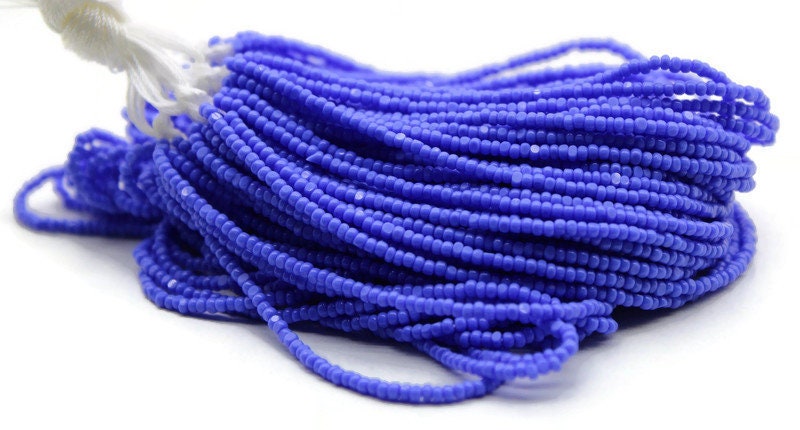 11/0 Charlotte true Cut Beads Royal Blue Opaque (2 Perfect Facets) 10/20/50/250/500 Grams. Embroidery, Jewelry Material, Premium True Cuts, 33040