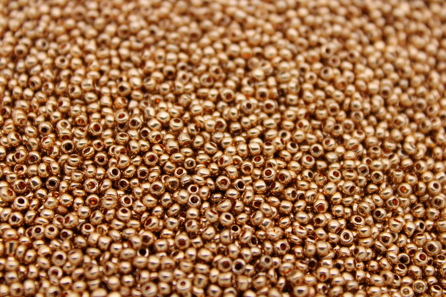 11/0 Uni Copper Metallic Seed Beads, Taiwan Seed Beads, 20/50/100 Grams Packs, Embroidery Beads, Jewelry Findings, Premium Quality Seed Beads