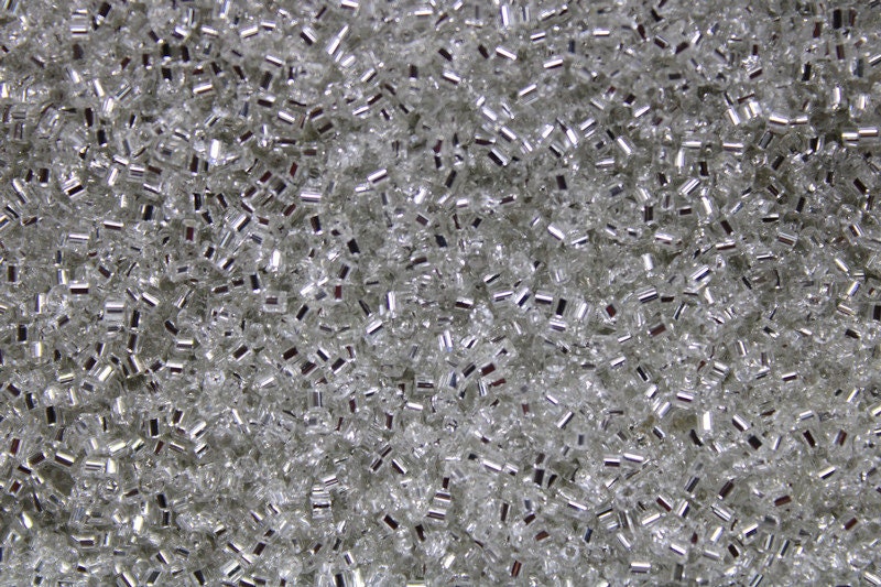 15/0 Czech 2 Cut, White Silver-Lined, Hex Glass Seed Beads, 10/20/50/100 Grams Packs, Embroidery making, Jewelry Making, Vintage Beads, 21/7